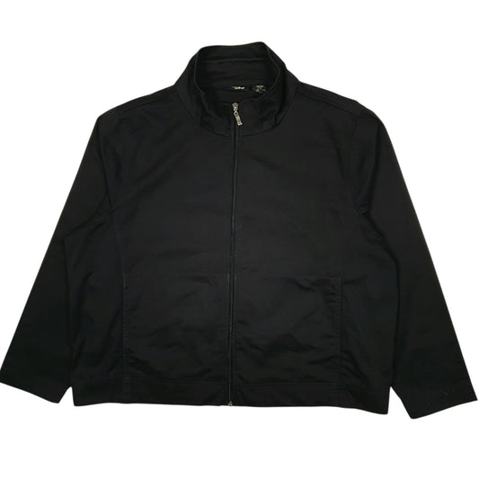 Womens Black Lee Bomber Harrington Hoodie Coat