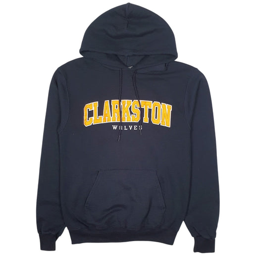 Mens Navy Champion Clarkson Wolves Hoodie Jumper