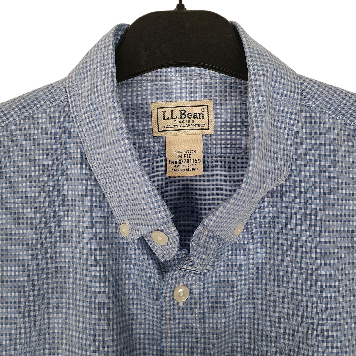 Mens Blue L.L.Bean   Shirt
