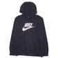 Mens Black Nike Spellout Hoodie Jumper