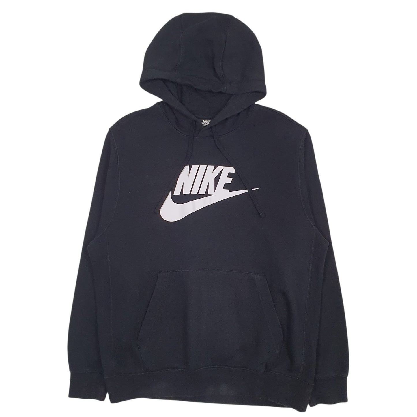Mens Black Nike Spellout Hoodie Jumper
