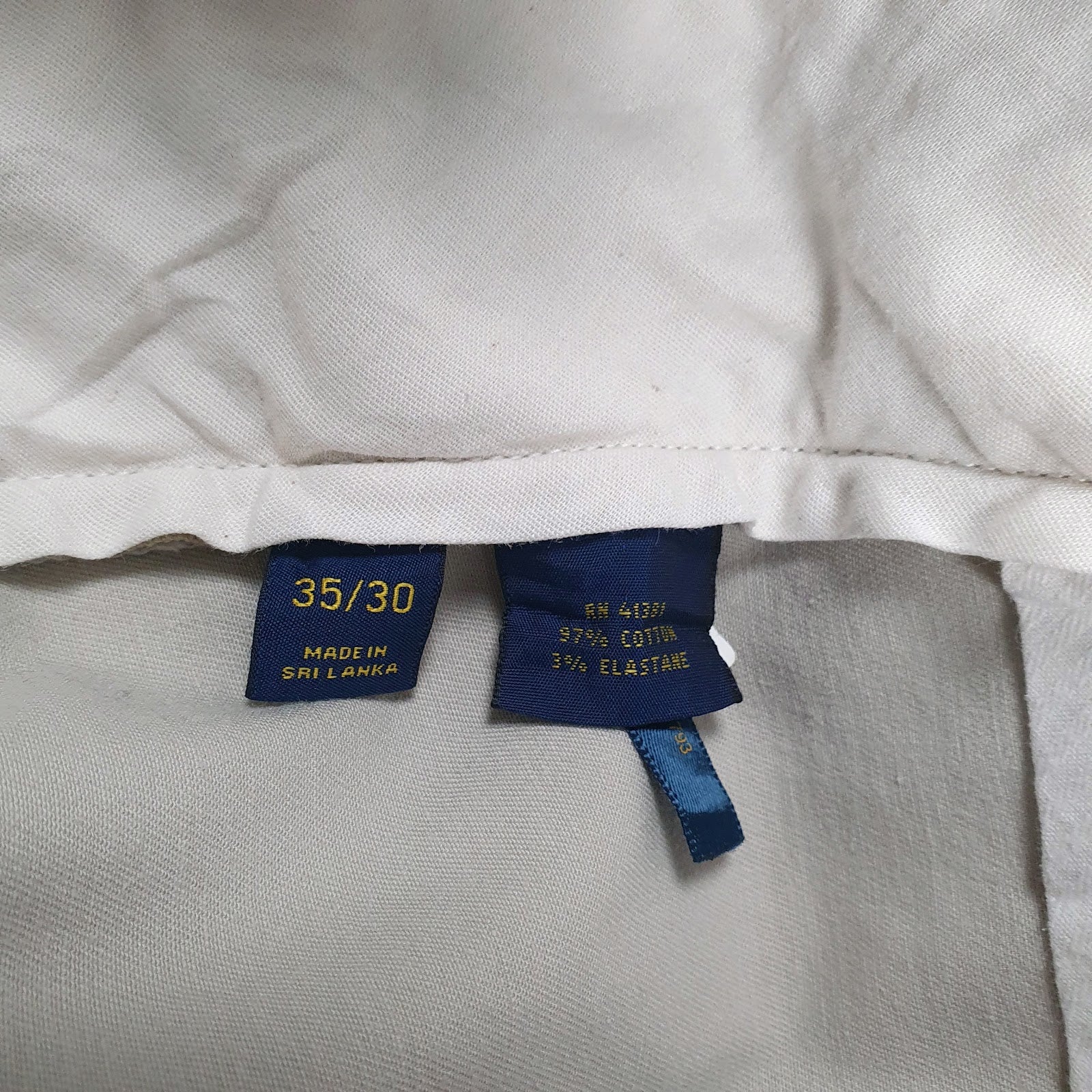Mens Beige Polo Ralph Lauren   Trousers