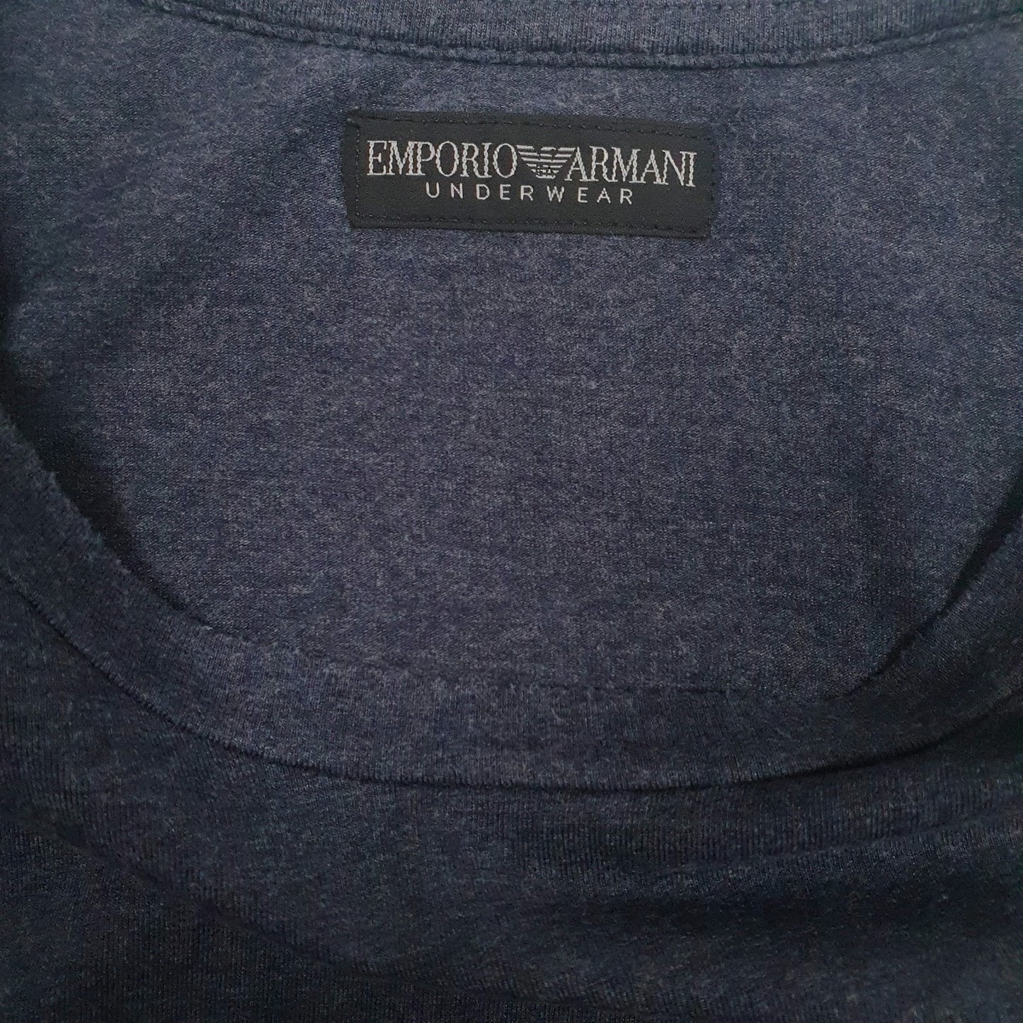 Mens Blue Emporio Armani   T Shirt