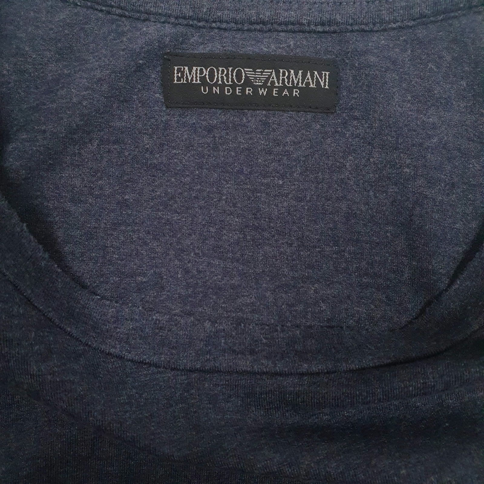 Mens Blue Emporio Armani   T Shirt