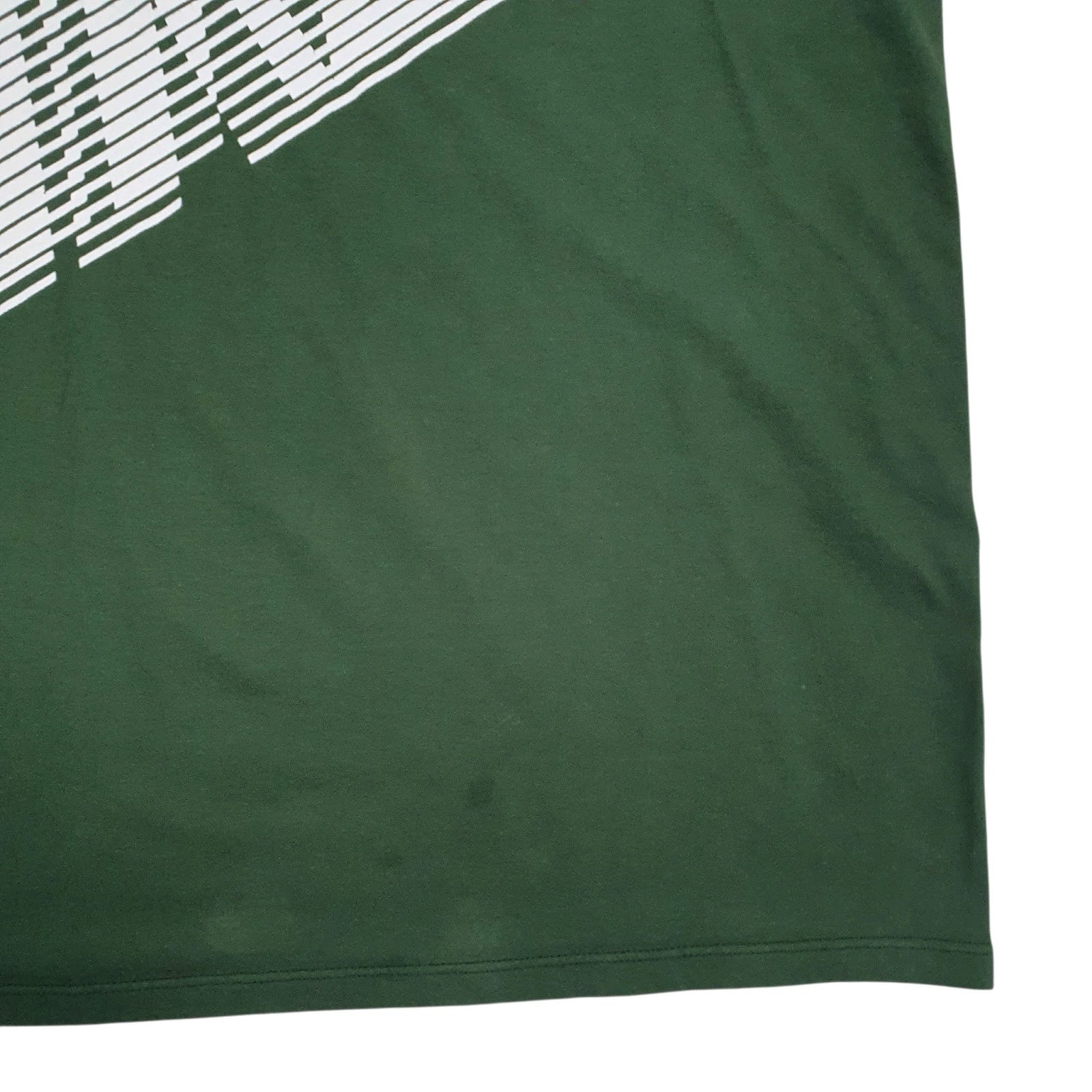 Mens Green Nike Spellout  T Shirt