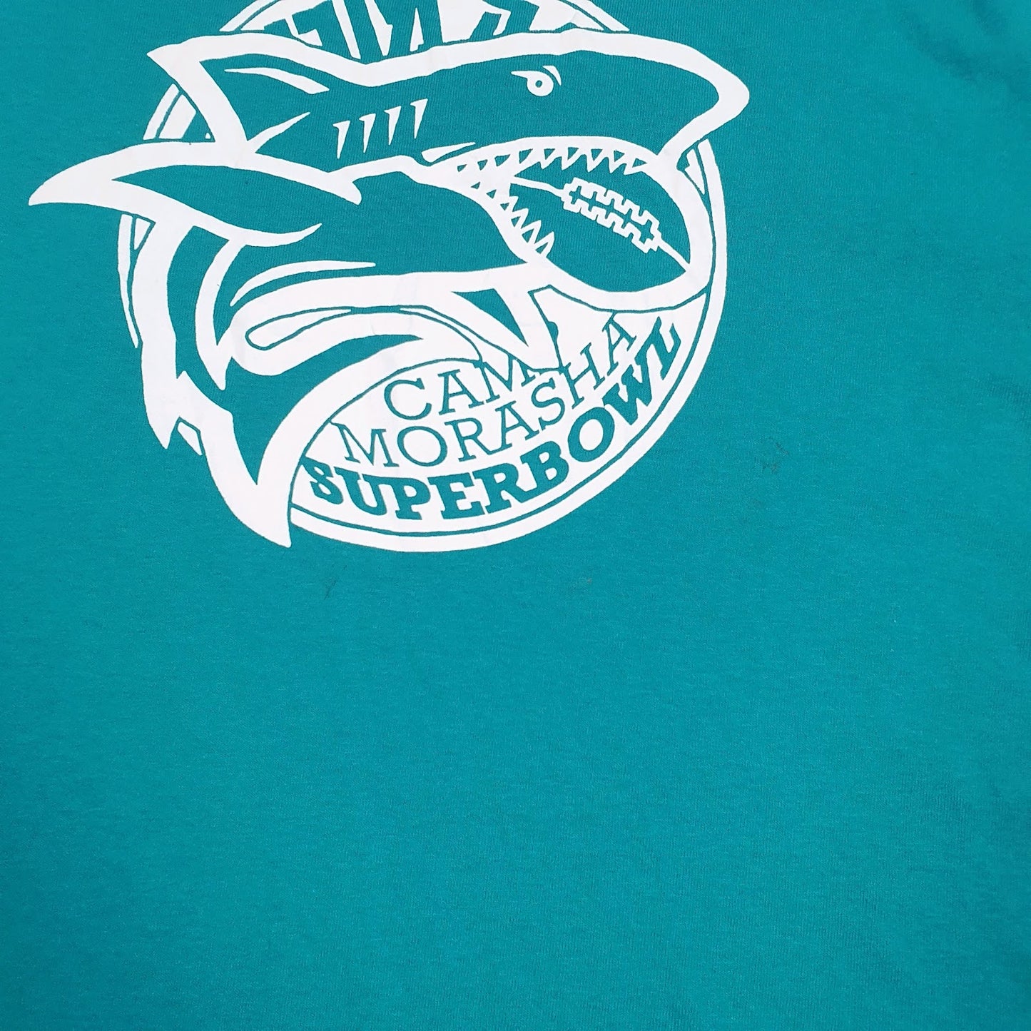 Mens Blue Gildan Camp Morasha Superbowl  T Shirt