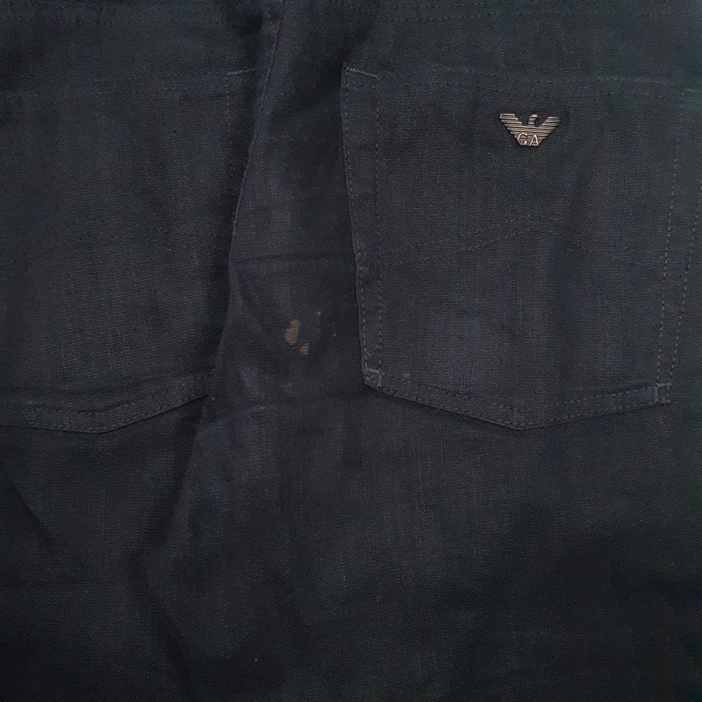 Womens Black Armani   Jeans