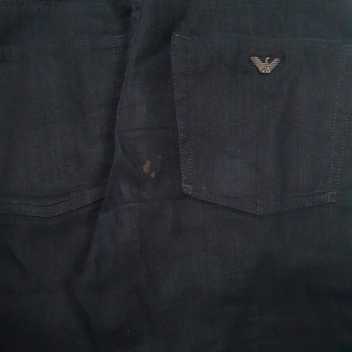 Womens Black Armani   Jeans