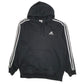 Mens Black Adidas  Hoodie Jumper