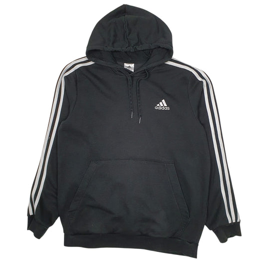Mens Black Adidas  Hoodie Jumper