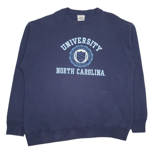 Mens Navy The Cotton Exchange University Of North Carolina Crewneck Jumper