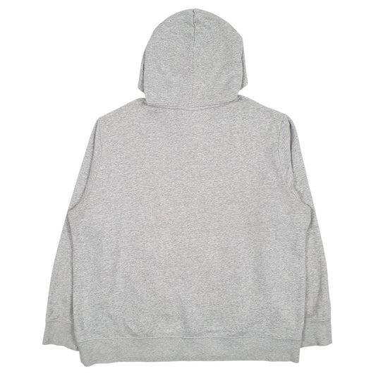 Mens Grey Reebok Spellout Hoodie Jumper