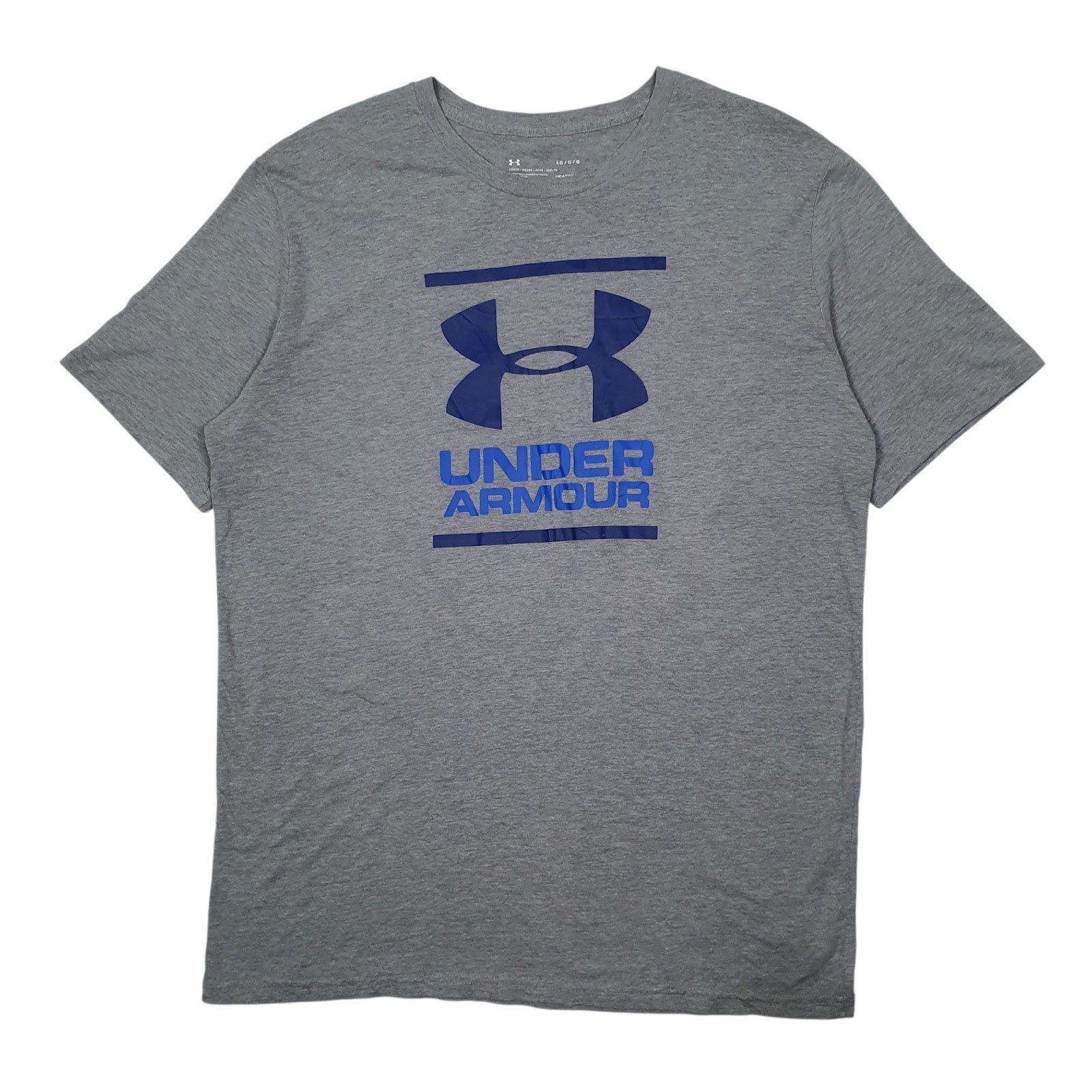 Mens Grey Under Armour  Short Sleeve T Shirt