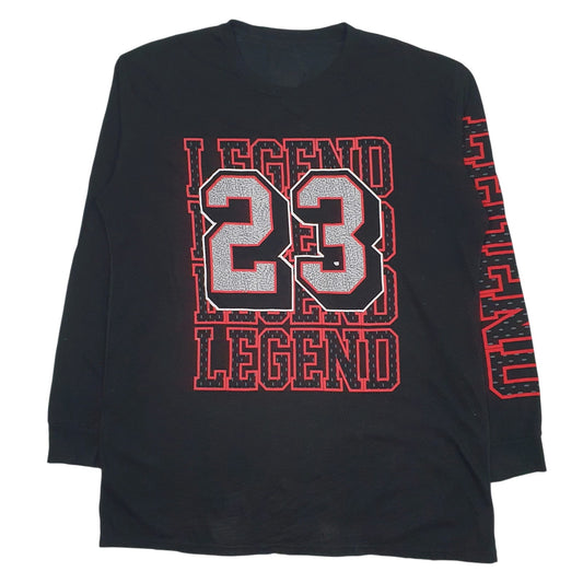 Mens Black Unbranded  Long Sleeve T Shirt