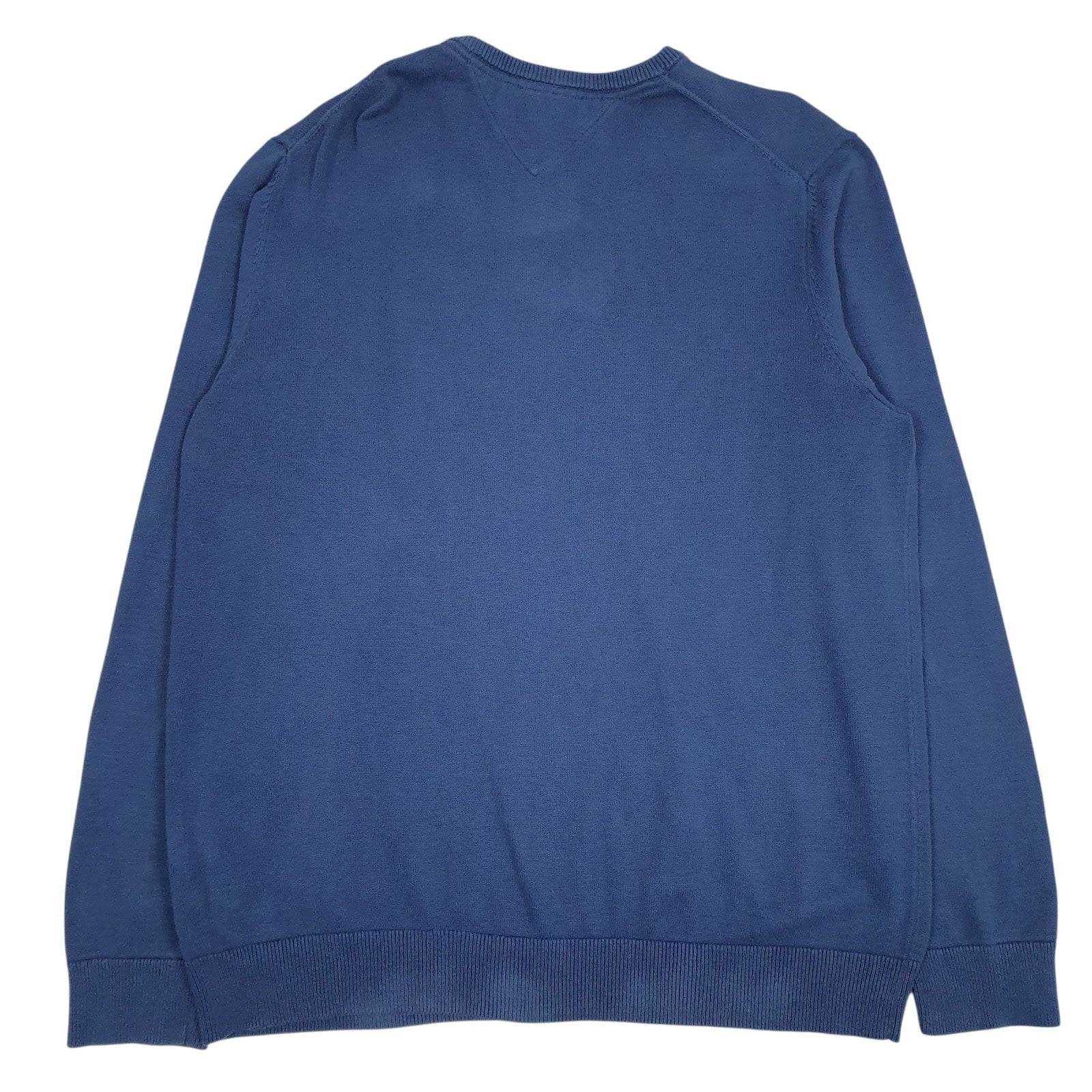 Mens Blue Tommy Hilfiger Knitwear Crewneck Jumper
