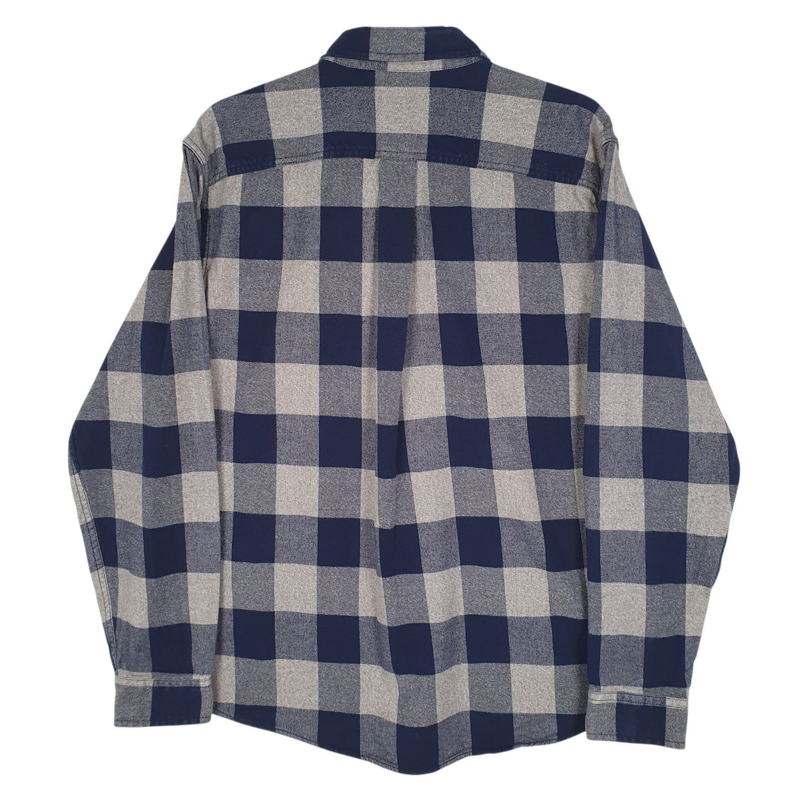Mens Grey Eddie Bauer Flannel  Shirt