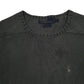Mens Grey Polo Ralph Lauren Chunky Knit Crewneck Jumper