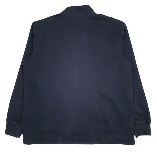 Mens Navy Carhartt  Quarter Zip Jumper