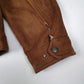 Mens Brown Levis Shearling Sherpa Lined  Coat