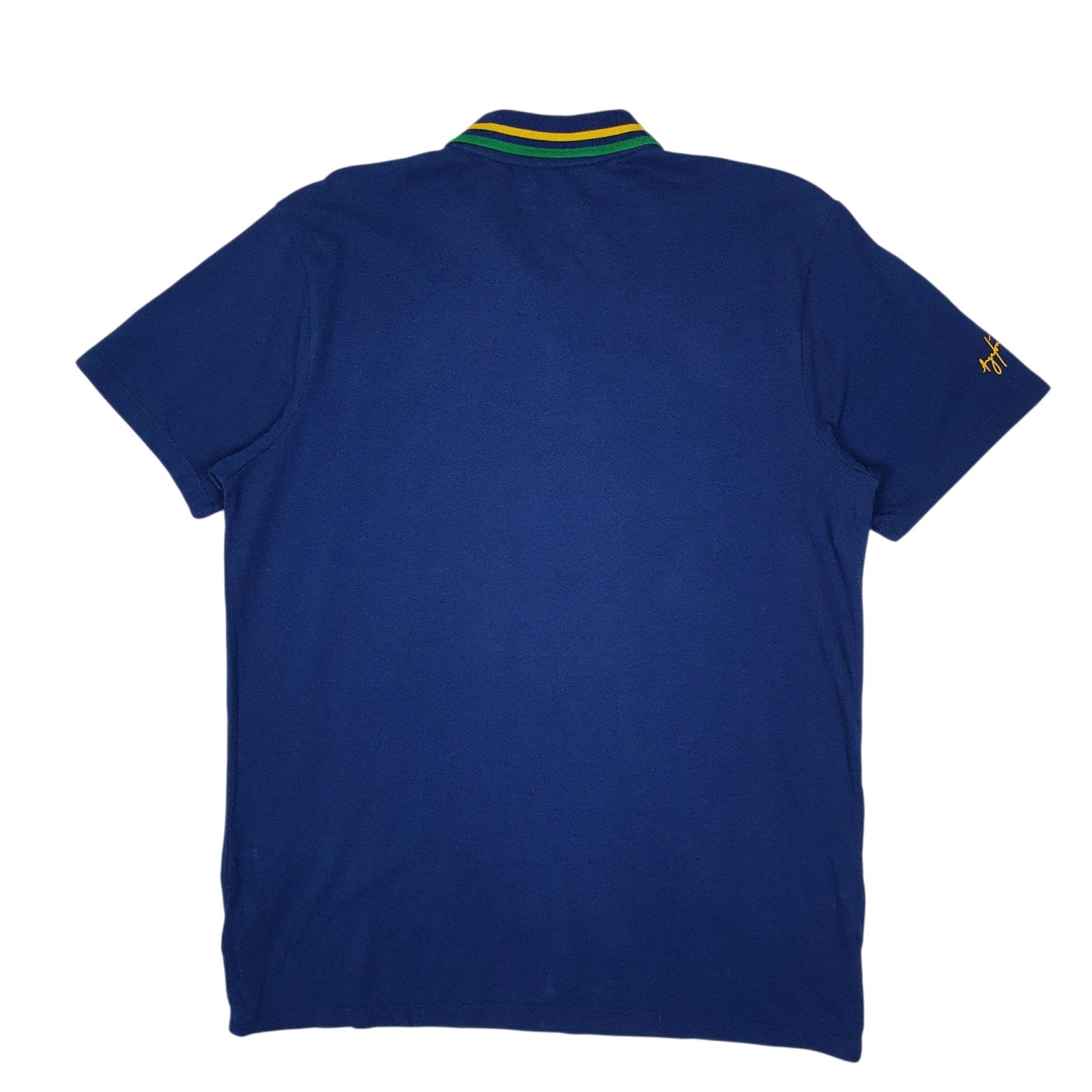 Mens Blue Ayrton Senna F1  Polo Shirt