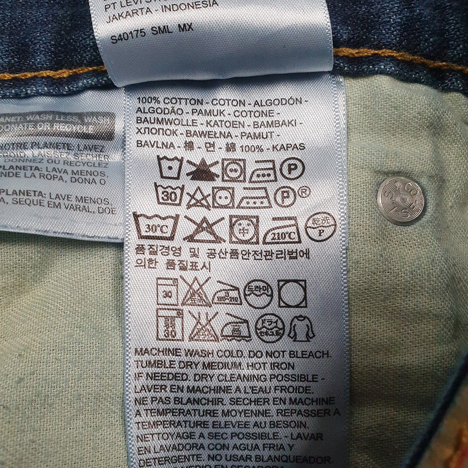 Mens Blue Levis   Jeans