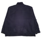 Mens Navy Corner Stone Padded Blanket Lined Crewneck Coat