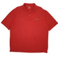 Mens Red Columbia Sportswear Company  Short Sleeve Polo Shirt