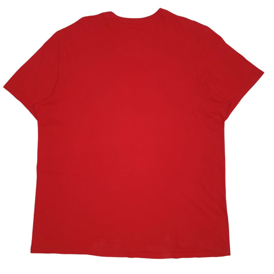 Mens Red Nike Swoosh Air  T Shirt
