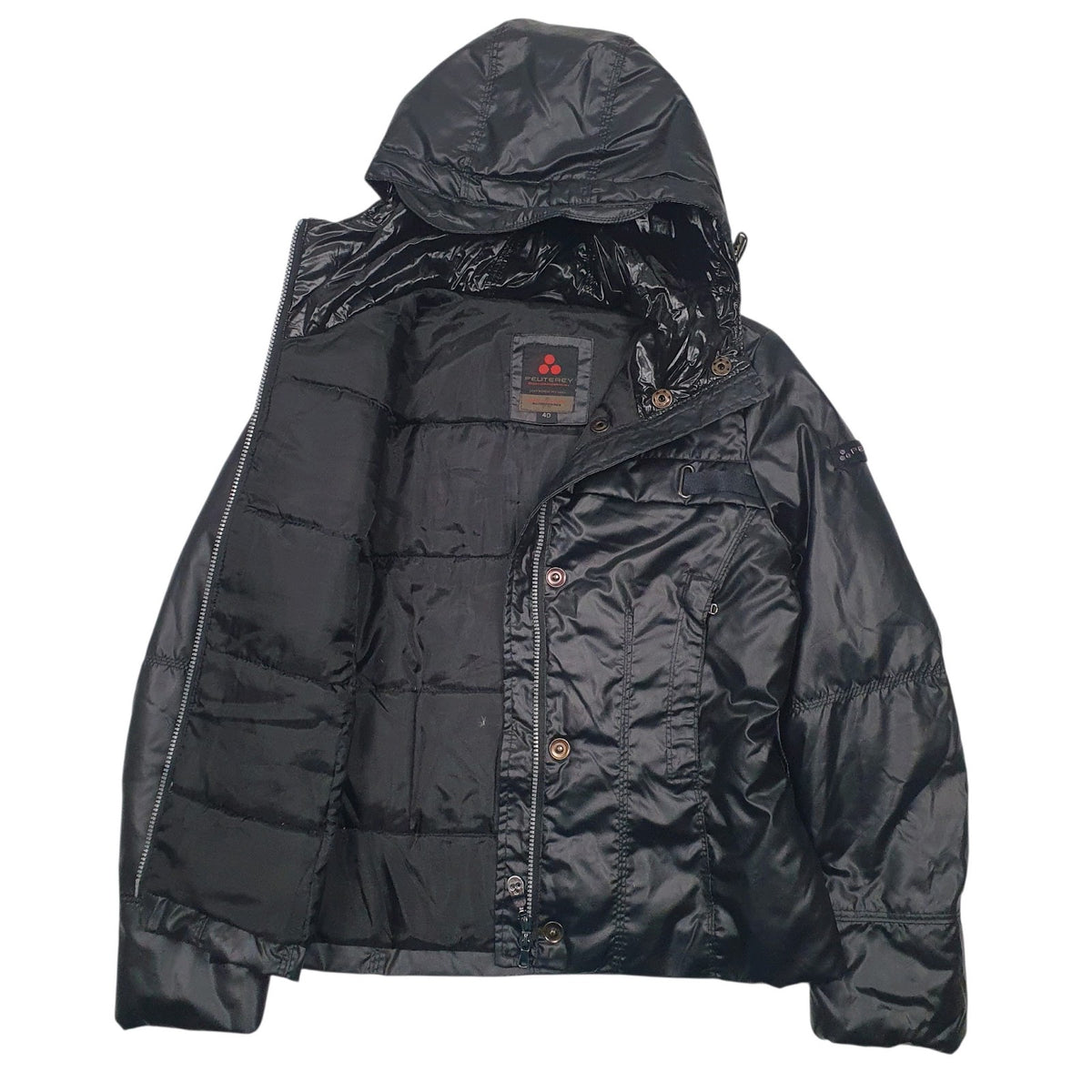 Womens Black Peuterey   Coat