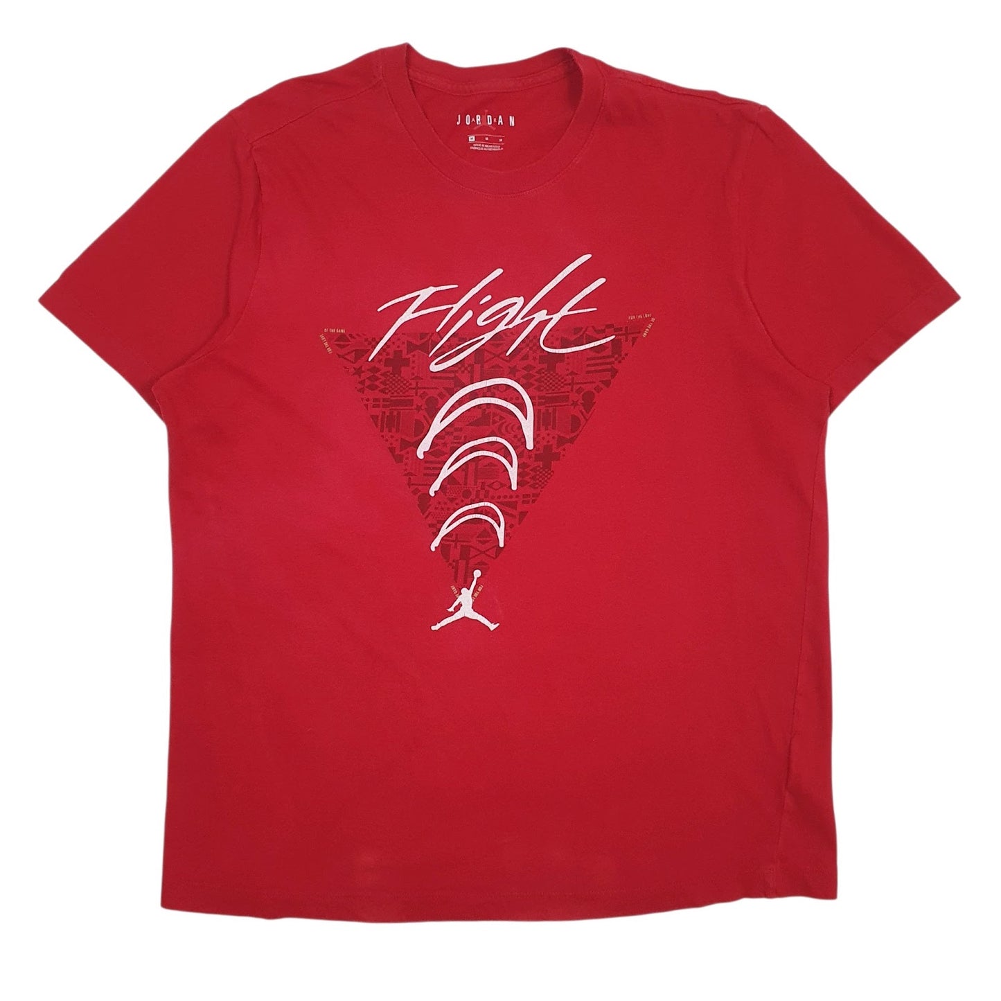 Mens Red Nike Air Jordan  Short Sleeve T Shirt