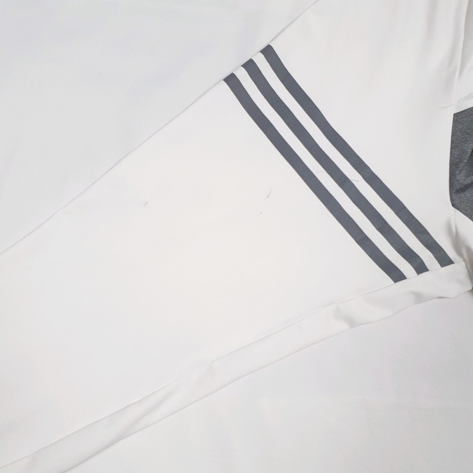 Mens White Adidas Active Wear Hill-Murray Pioneers Girls Basketball Quarter Zip Jumper