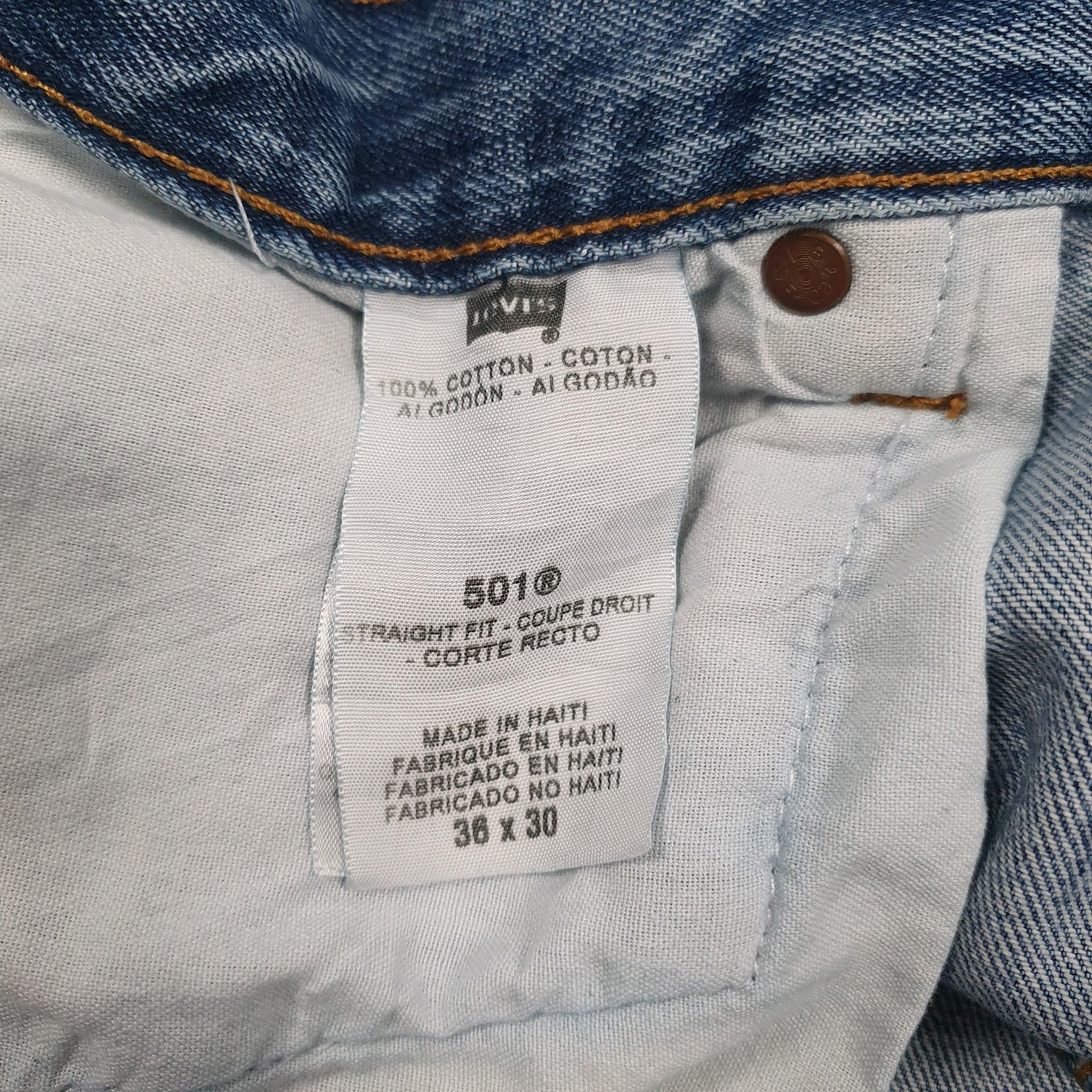 Mens Blue Levis   Jeans