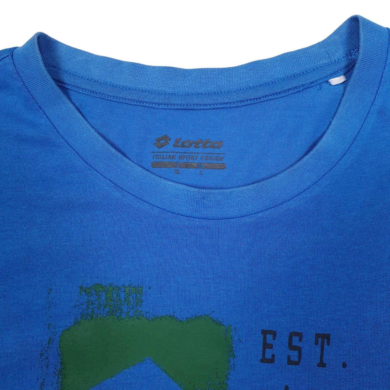 Mens Blue Lotto   T Shirt