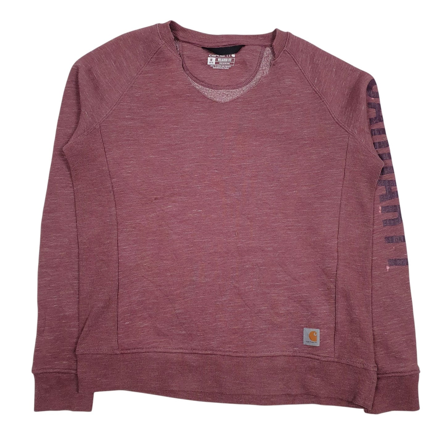 Womens Red Carhartt  Crewneck Jumper