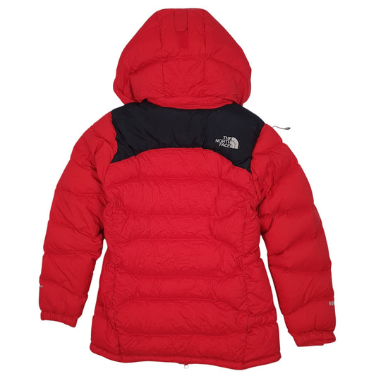 Womens Red The North Face Sunmit Series Baltoro Hooded  Coat