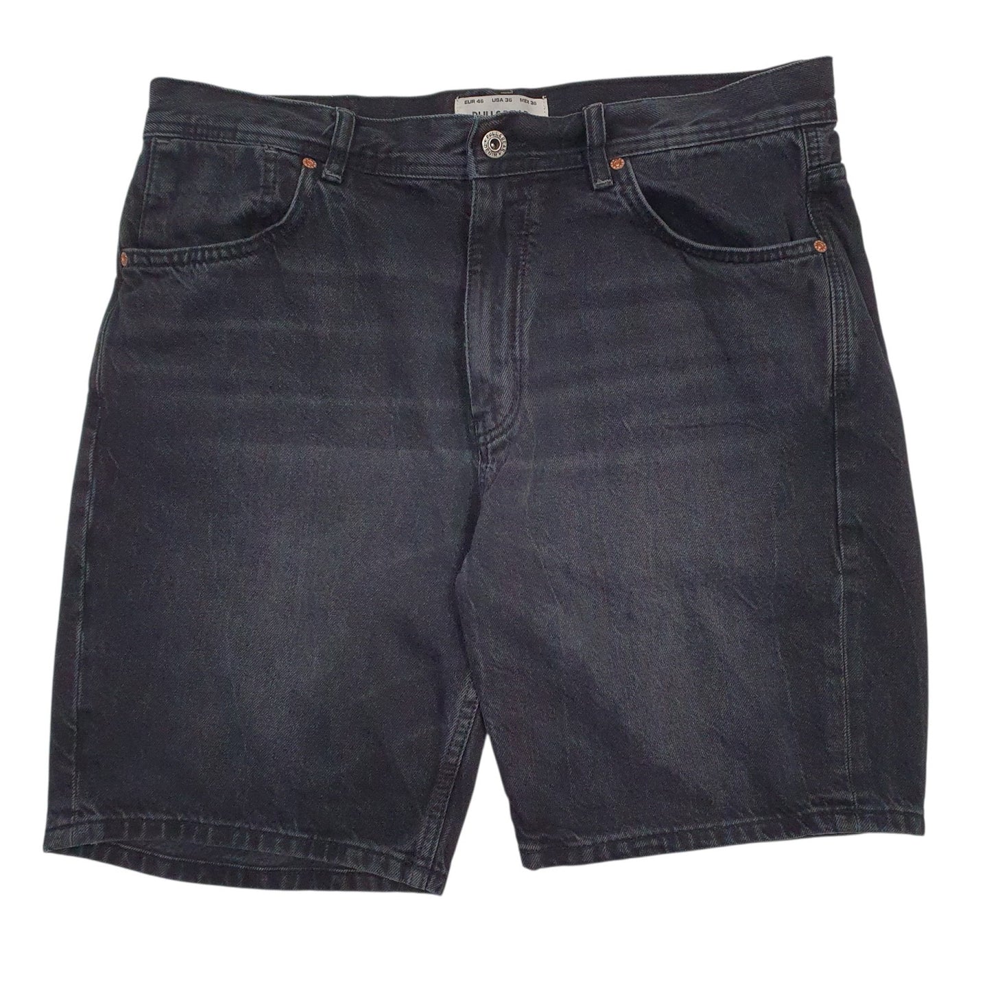 Mens Grey Pull & Bear  Denim Shorts