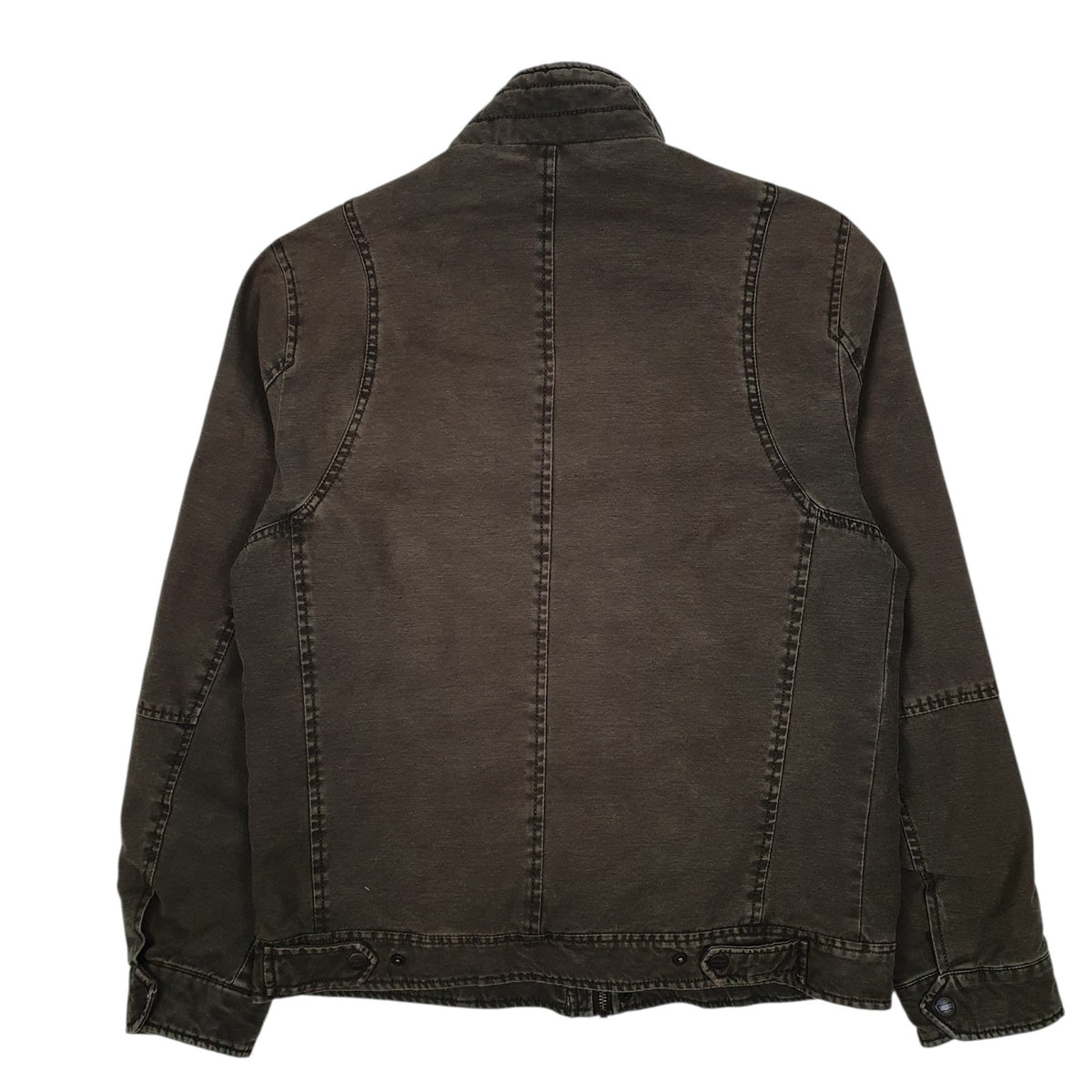 Mens Brown Levis Workwear Military Windbreaker  Coat