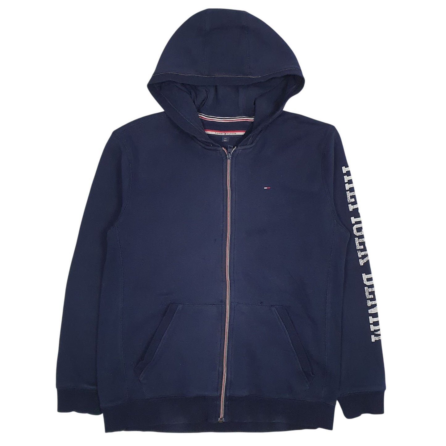 Mens Navy Tommy Hilfiger  Full Zip Jumper