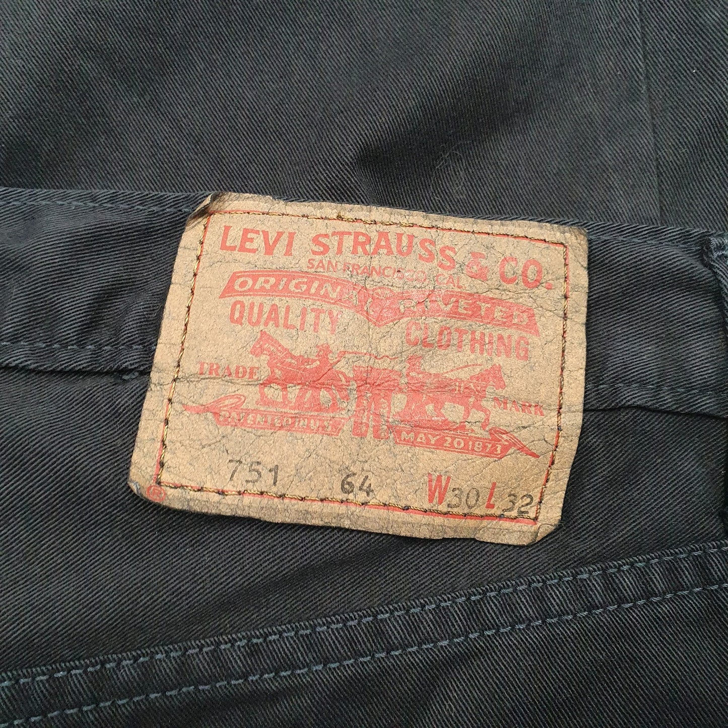 Mens Black Levis   Jeans