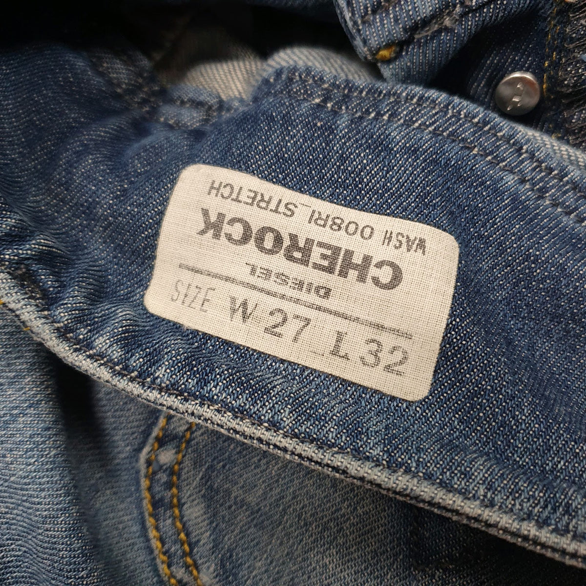 Womens Blue Diesel Distressed  Jeans