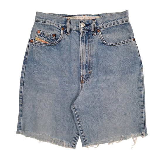 Mens Blue Diesel Cut Off Denim Shorts