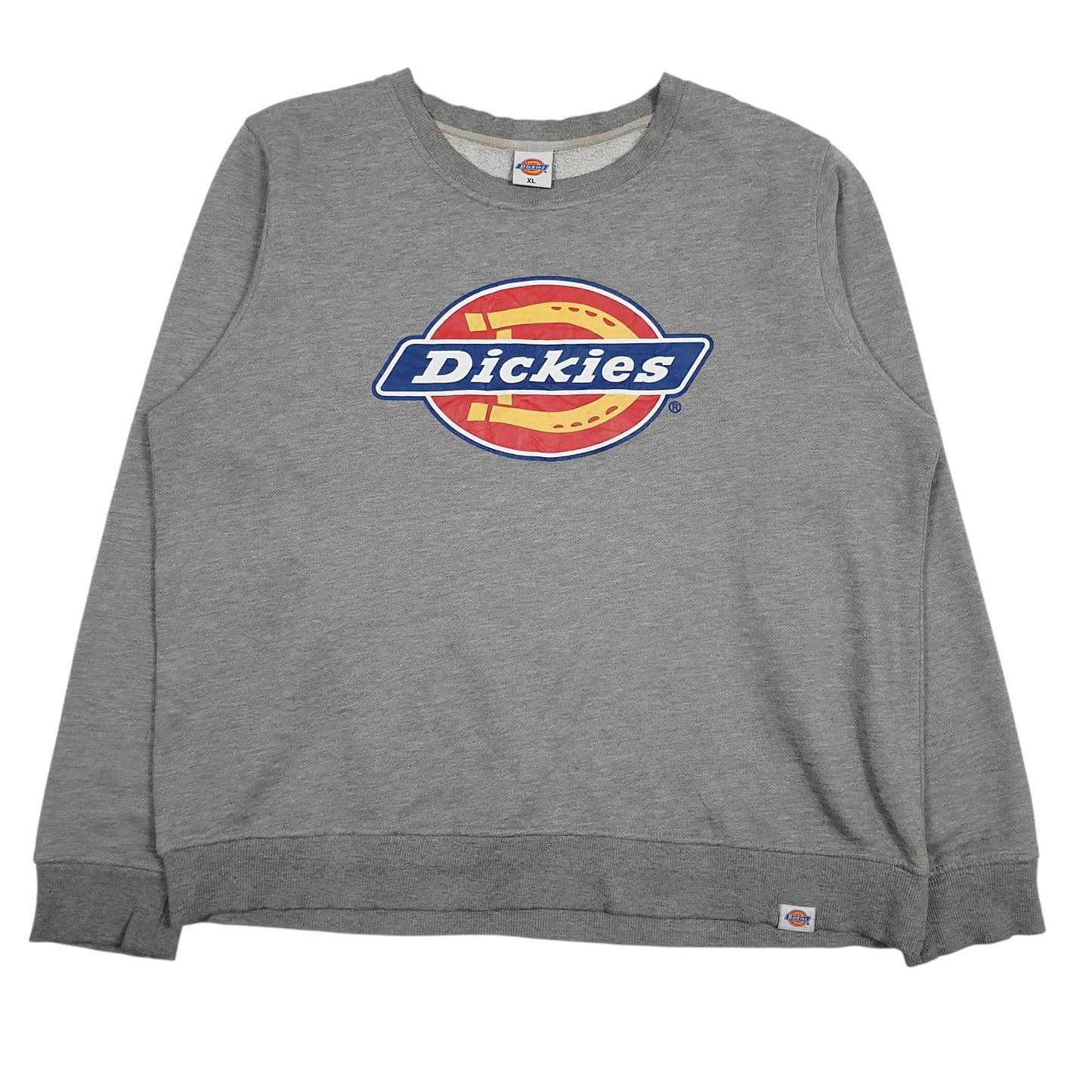 Mens Grey Dickies Spellout Crewneck Jumper