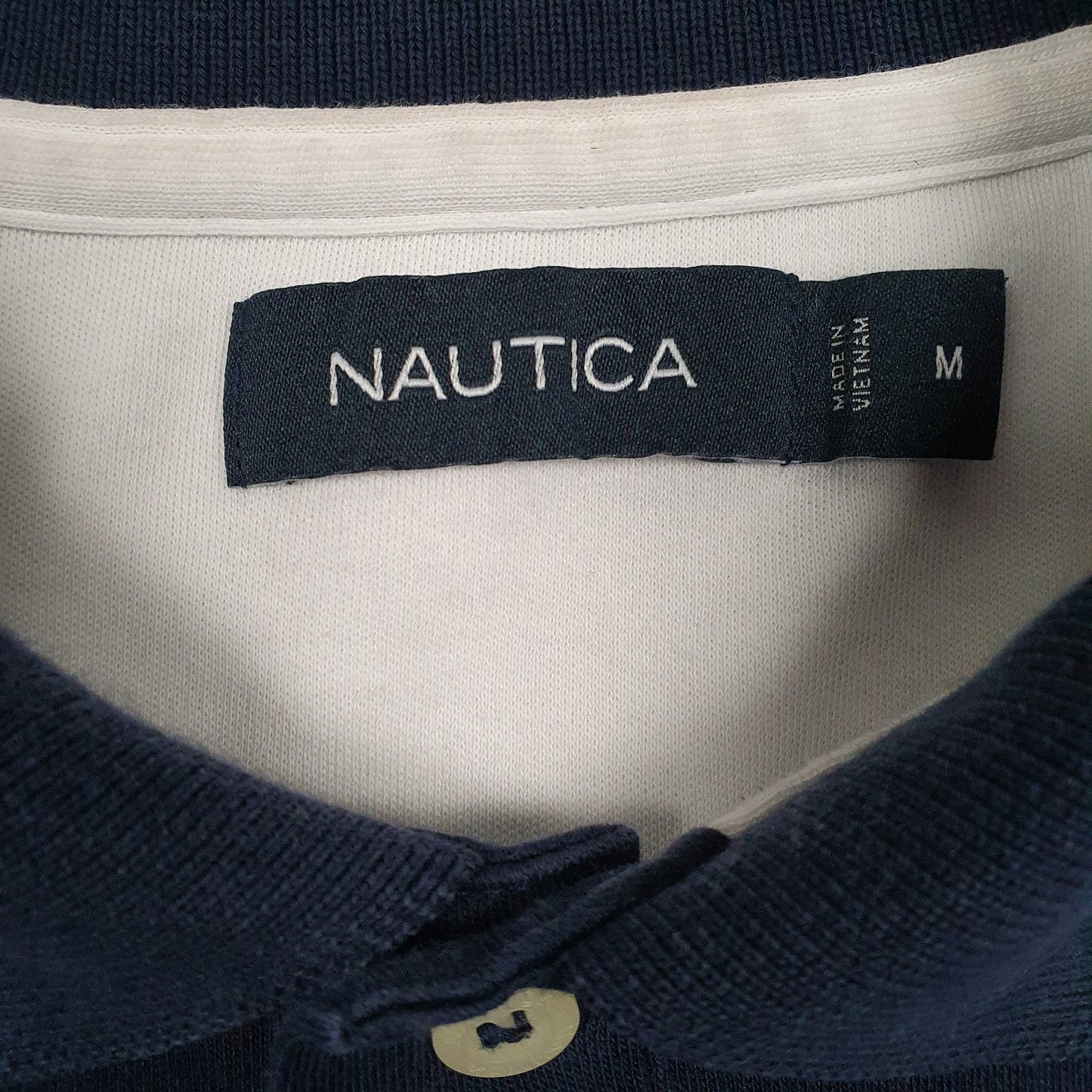Mens Navy Nautica   Polo Shirt