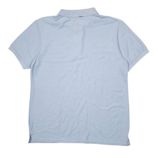 Mens Blue Gildan   Polo Shirt