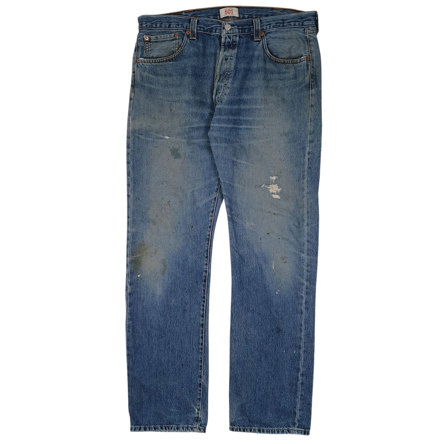 Mens Blue Levis  501 JeansW38 L34
