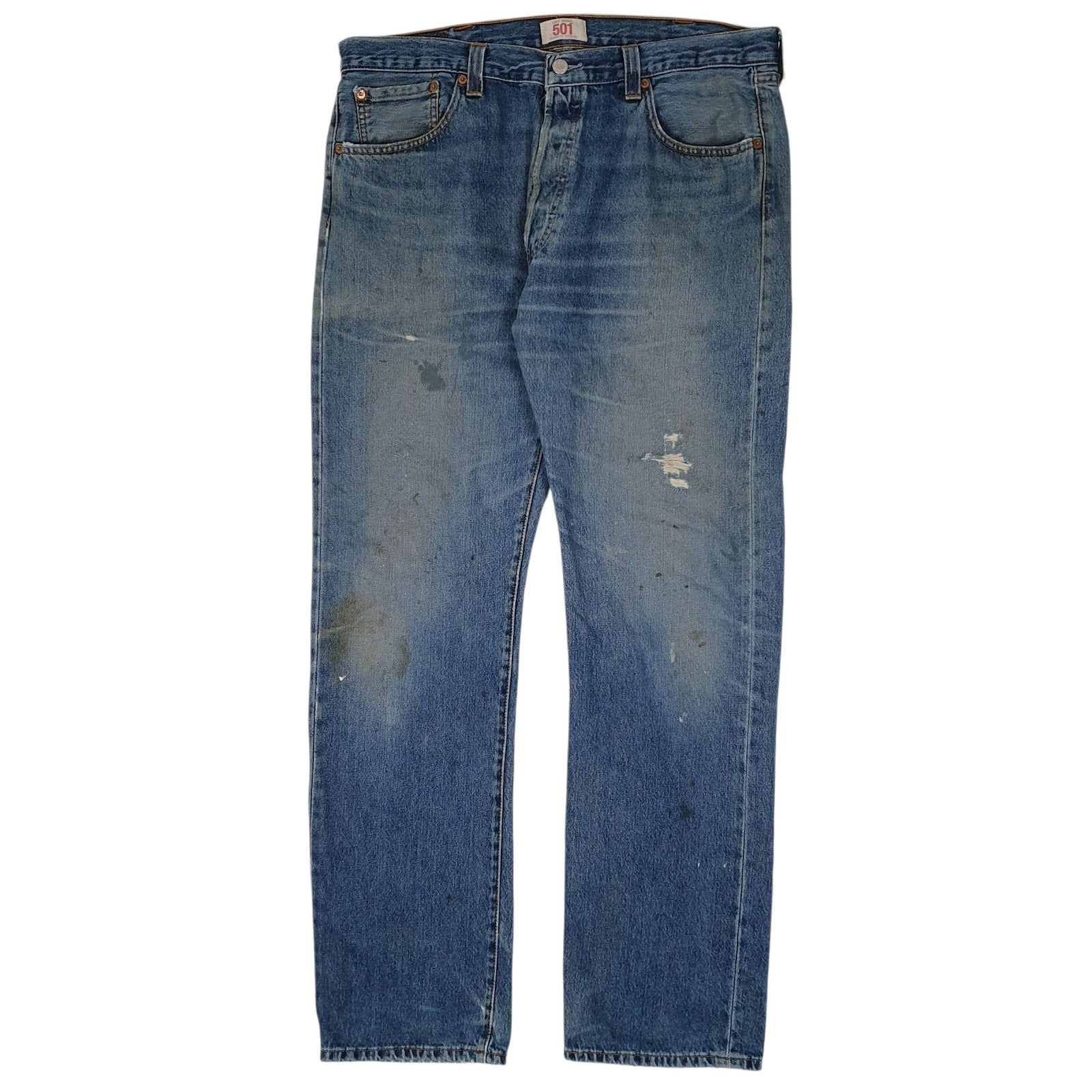 Mens Blue Levis  501 JeansW38 L34