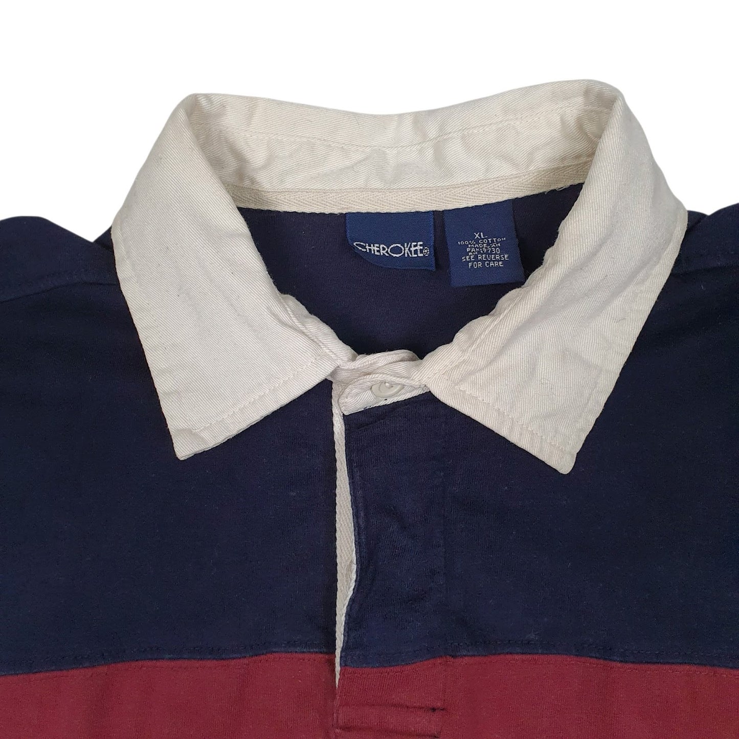 Mens Navy Cherokee Rugby  Polo Shirt