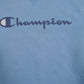 Womens Blue Champion Spellout Crewneck Jumper
