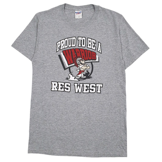 Mens Grey Jerzees  Short Sleeve T Shirt