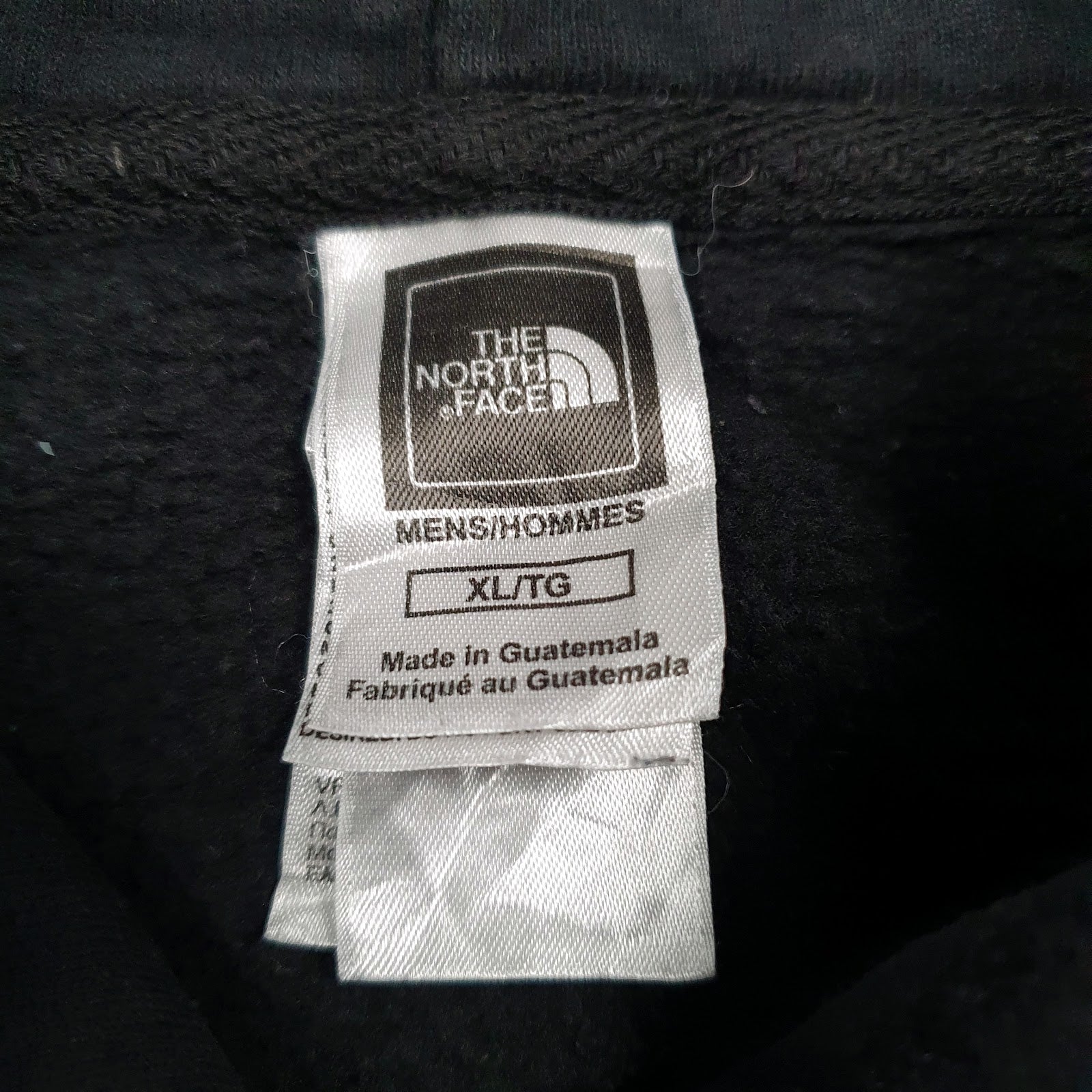 Mens Black The North Face Spellout Hoodie Jumper